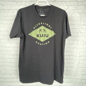 KUIU Ultralight Hunting Graphic T-Shirt Men’s large Black Outdoors Fishing